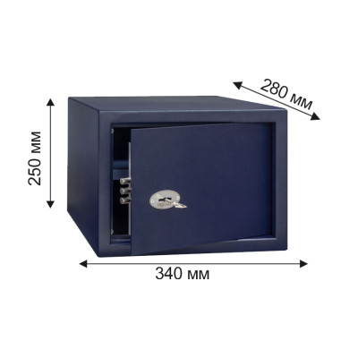 Сейф мебельный СМ-25 RAL-7015