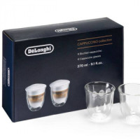 Набір склянок DeLonghi DLSC301 Cappuccino  270 мл.. 6 шт