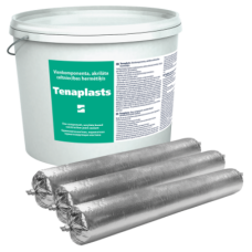 Однокомпонентный акрилатный герметик TENAPLASTS, 1 кг