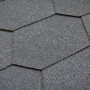 Битумная черепица NEXLER Gont 800 Trapez графит, упаковка 3 м2