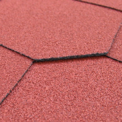 Битумная черепица NEXLER Gont 800 Trapez красный, упаковка 3 м2