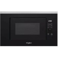 Мікрохвильова піч Whirlpool вбудована, 20л, електронне упр., 800Вт, дисплей, чорний
