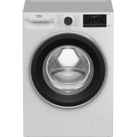 Пральна машина Beko фронтальна, 8кг, 1400, A+++, 55см, дисплей, пар, інвертор, AutoDose, білий