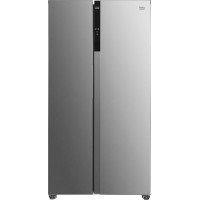 Холодильник Beko SBS, 177x90x66, xолод.відд.-347л, мороз.відд.-185л, 2дв., E, NF, дисплей, інв., нерж