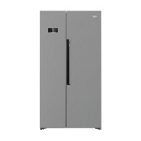 Холодильник Beko SBS, 179x91x71, xолод.відд.-368л, мороз.відд.-190л, 2дв., A+, NF, дисплей, нерж