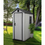 Пластиковий садовий госпблок (сарай) з вентиляцією та вікном 2240 × 1470 × 1970 мм