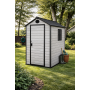 Пластиковий садовий госпблок (сарай) з вентиляцією та вікном 2240 × 1470 × 1970 мм