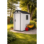 Пластиковий садовий госпблок (сарай) з вентиляцією та вікном 2105 × 1035 × 1630 мм