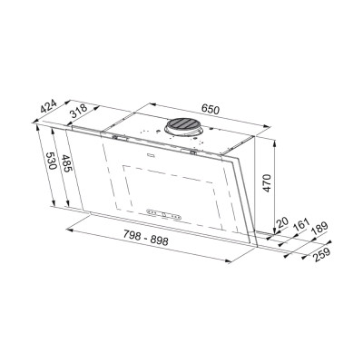 Вытяжка FRANKE Maris FMA 2.0 PRO 907 BK (330.0682.357)