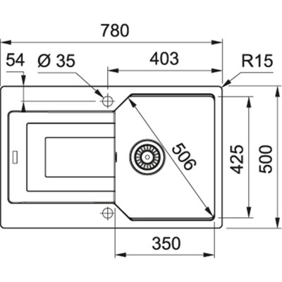 Кухонная мойка FRANKE Urban UBG 611-78