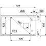 Кухонная мойка FRANKE Fresno FSG 611