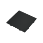 Квадратная декоративная крышка FRANKE Color Line, черный матовый (112.0670.893)
