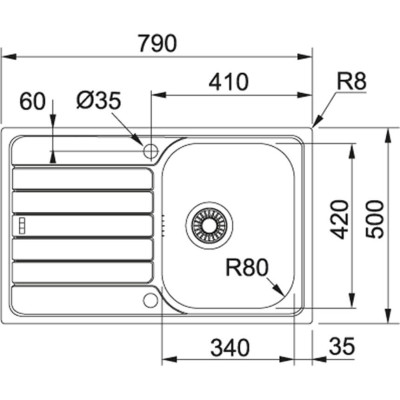 Кухонна мийка FRANKE Spark SKL 611-79 (101.0598.809)