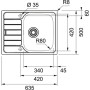 Кухонна мийка FRANKE Spark SKL 611-63 (101.0598.808)
