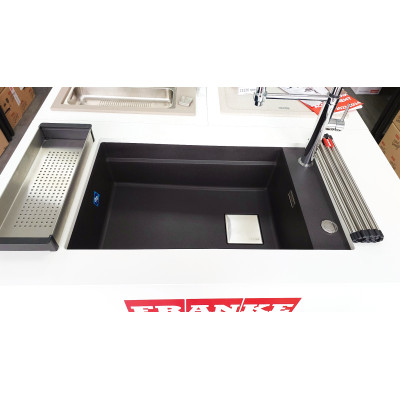 Комплект: • Коландер • Коврик Rollmat • Кухонная мойка FRANKE Kubus 2 KNG 110-62