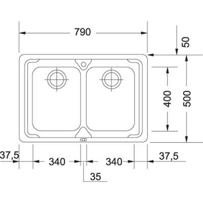Кухонна мийка FRANKE Logica Line LLX/LLL 620-79