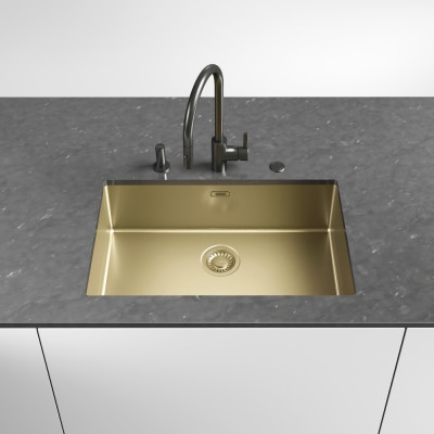 Кухонна мийка FRANKE Mythos Masterpiece BXM 210/110-40-50-68 (Золотий)