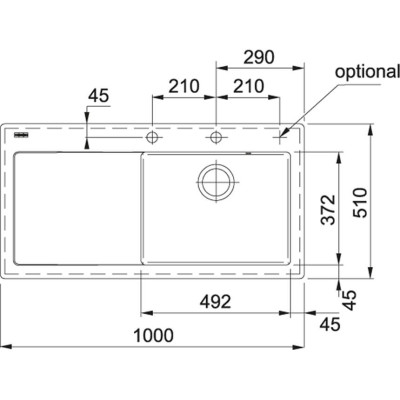 Кухонная мойка FRANKE Mythos MTK 611-100