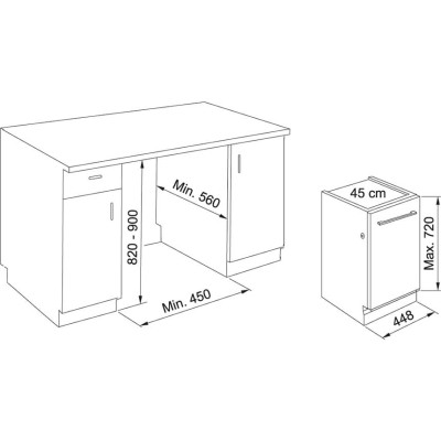 Посудомоечная машина FRANKE FDW 4510 E8P E (117.0616.305)