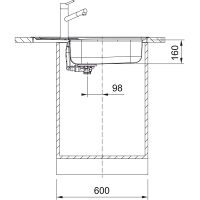 Кухонна мийка FRANKE Spark SKL 611-78 XL (101.0716.716)