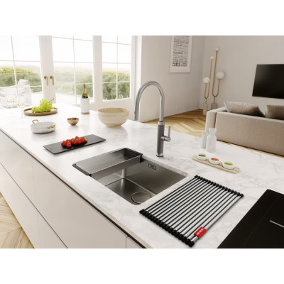 Змеишувач FRANKE Mythos Masterpiece выдвижной, Нержавеющая сталь (115.0711.554)