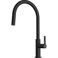 Змеишувач FRANKE Maris Slim J Pull Down, Черный матовый (115.0728.389)