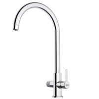 Змишувач FRANKE Lina J Clear Water, Хром (120.0730.806)