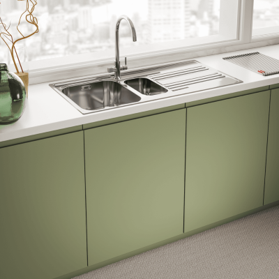 Змишувач FRANKE Lina J Clear Water, Хром (120.0730.806)