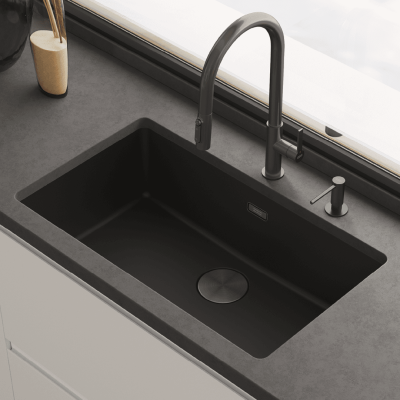 Змішувач FRANKE Maris Slim J Clear Water, Антрацит (120.0736.603)