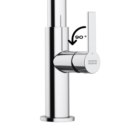 Змишувач FRANKE Maris Slim J Clear Water, Хром (120.0730.870)