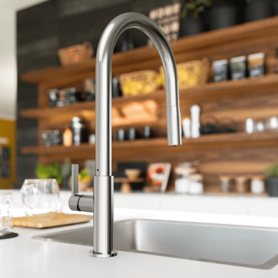 Змишувач FRANKE Maris Slim J Clear Water, Хром (120.0730.870)