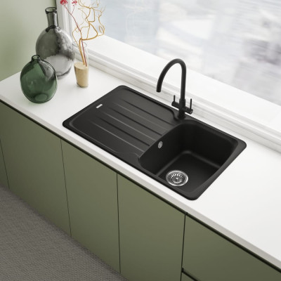 Змеишувач FRANKE Lina Clear Water, Чорний матовый с фильтром для воды (160.0702.681)