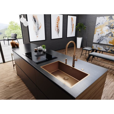 Змишувач FRANKE Mythos Masterpiece Pull Out, Мідь (115.0711.557)