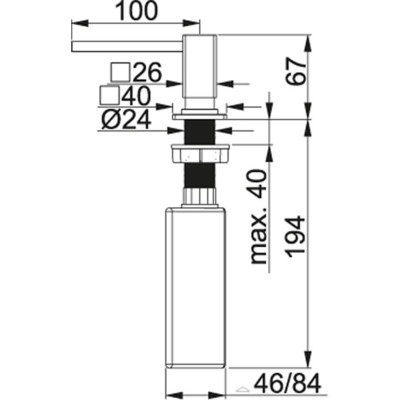 Дозатор Centinox (119.0176.059)