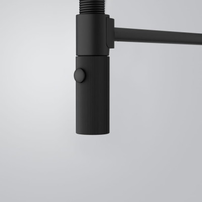 Змеишувач FRANKE Maris Stripes Semi Pro, гнучный вилив, Чорний матовий (115.0747.678)