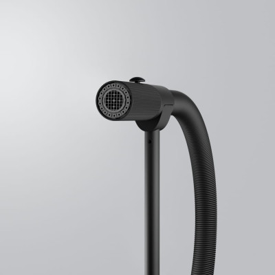 Змеишувач FRANKE Maris Stripes Semi Pro, гнучный вилив, Чорний матовий (115.0747.678)