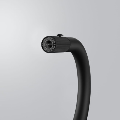 Змеишувач FRANKE Марис Страйпс J, поворотный витяжний, Чорний матовый (115.0747.672)