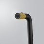 Змішувач FRANKE Maris Stripes U, поворотный витяжний, Bi-Matte Black/Gold (115.0747.676)