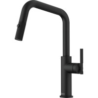 Змеишувач FRANKE Maris Stripes U, поворотный витяжний, черный матовый (115.0747.675)