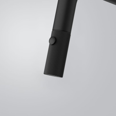 Змеишувач FRANKE Maris Stripes U, поворотный витяжний, черный матовый (115.0747.675)