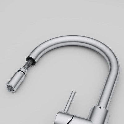 Змеевик FRANKE Smart Glenda J, поворотный витяжний, Нержавеющая сталь (115.0747.474)