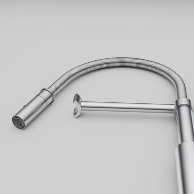 Змеевик FRANKE Smart Glenda Semi Pro, гнуцкий вилив, Нержавеющая сталь (115.0747.475)