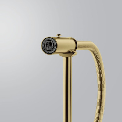 Змеишувач FRANKE Pescara Semi Pro PVD, гнучный вилив, Золотий (115.0741.723)