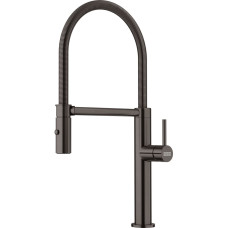 Смішувач FRANKE Pescara Semi Pro PVD, гнучий вилив, Антрацит (115.0741.722)