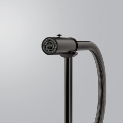 Смішувач FRANKE Pescara Semi Pro PVD, гнучий вилив, Антрацит (115.0741.722)