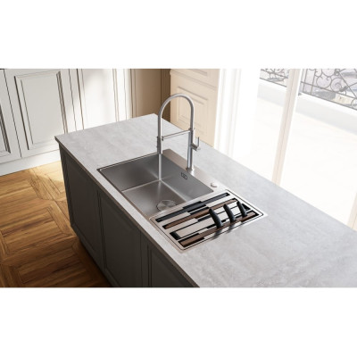 Змеишувач FRANKE Pescara Semi Pro PVD, гнучий вилив, Нержавеющая сталь (115.0741.700)