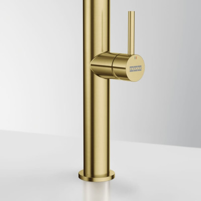 Змішувач FRANKE Pescara J PVD, поворотный витяжний, Золотий (115.0741.697)