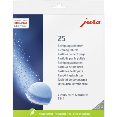 Таблетки JURA 25045 для очистки 3-фазные, блистер 25шт.