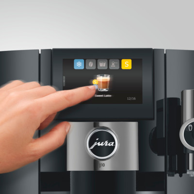 Кофемашина JURA J10 Piano Black EA (15562)