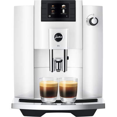 Кофемашина JURA E6 Piano White EC (15438)